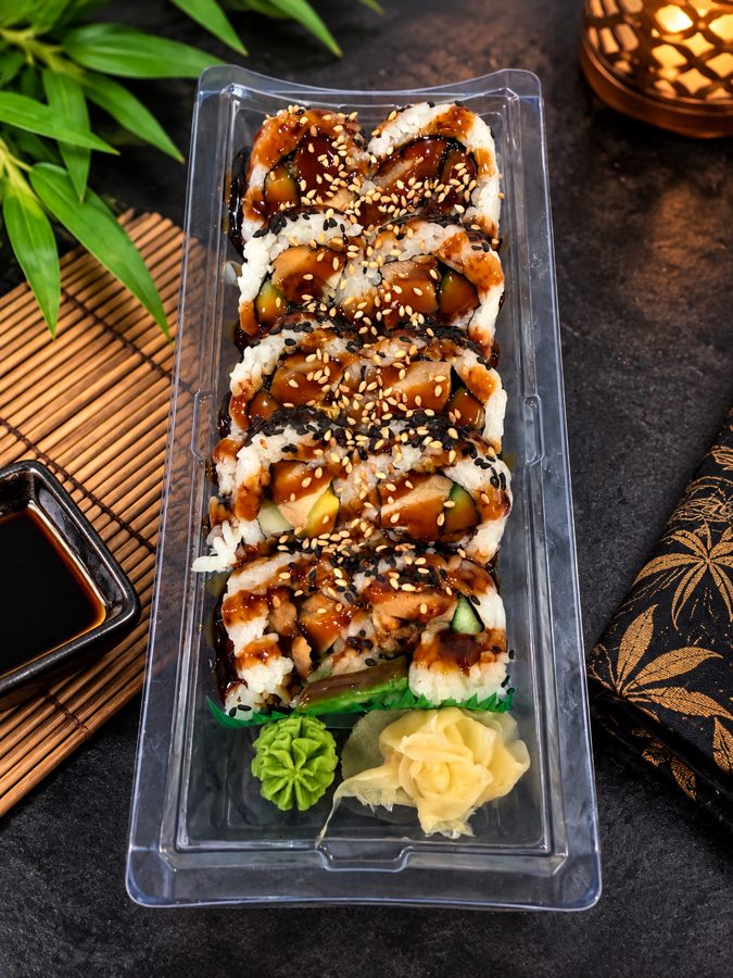 Teriyaki Chicken Roll at Road To Burma